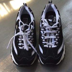 SKECHERS SPORT sneakers black white